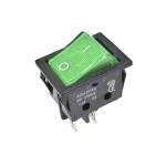 Кнопка KCD4 4pin із зеленою підсвіткою